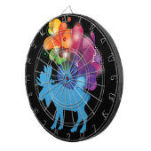 Abstract Moose Metal Cage Dartboard Dartbord (Voorkant Rechts)