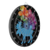 Abstract Moose Metal Cage Dartboard Dartbord (Voorkant Links)