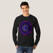 Abstract mozaïek Glas in lood #9 T-shirt (Voorkant volledig)