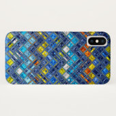 Abstract mozaïekGlas in lood Case-Mate iPhone Case (Achterkant (horizontaal))