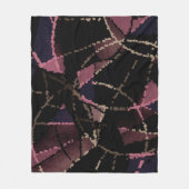 Abstract mozaïekpatroon fleece deken (Voorkant)