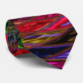 Abstract mozaïekpatroon stropdas (Opgerold)