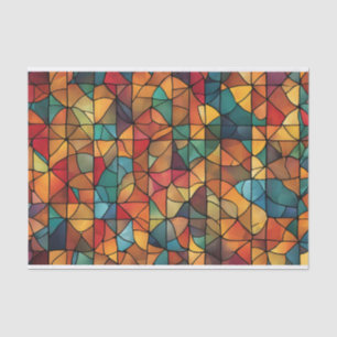 Abstract mozaïekpatroon tissuepapier