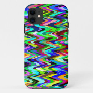 Abstract mozaïekpatroon voor meerdere kleuren iPhone 11 hoesje