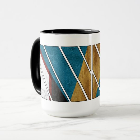 abstract mug design (Devant gauche)