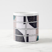 Abstract Mug Design Extra Grote Beker (Voorkant)