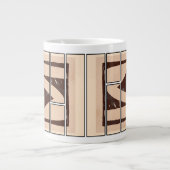 Abstract Mug design Extra Grote Beker (Voorkant)