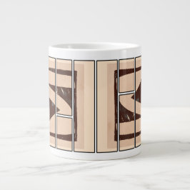 Abstract Mug design Extra Grote Beker