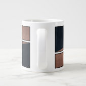 Abstract mug design extra grote beker (Achterkant)