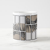 Abstract mug design extra grote beker (Voorkant)