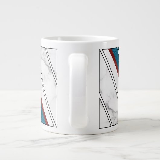 abstract mug design extra grote beker (Achterkant)