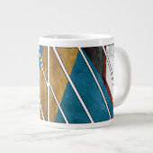 abstract mug design extra grote beker (Voorkant rechts)