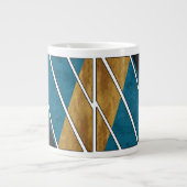 abstract mug design extra grote beker (Voorkant)