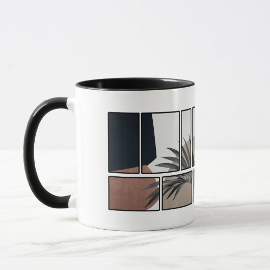 Abstract mug design mok (Links)