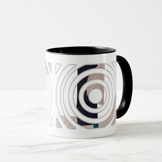 Abstract mug design mok (Voorkant rechts)
