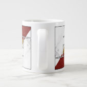Abstract mug designs extra grote beker (Achterkant)