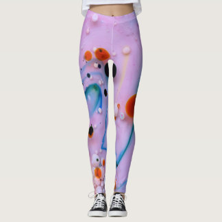Abstract Multi Color Splash-ontwerp Leggings