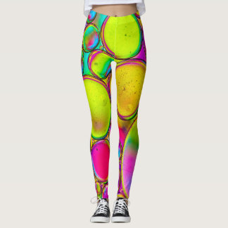 Abstract Multi Color Splash-ontwerp Leggings