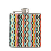 Abstract multicolor-patroon heupfles (Voorkant)