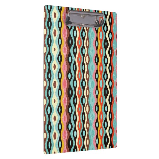 Abstract multicolor-patroon klembord (Rechts)