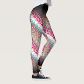 Abstract MultiColor-patroon Leggings (Rechts)