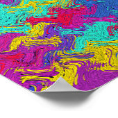 ABSTRACT MULTICOLOR WALL ART POSTER (Hoek)