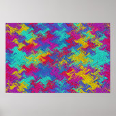 ABSTRACT MULTICOLOR WALL ART POSTER (Voorkant)
