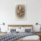 Abstract Music Art | Surreal Piano Canvas Afdruk (Insitu (Slaapkamer))