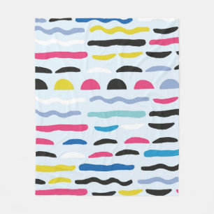 Abstract, naadloos decoratief patroon fleece deken