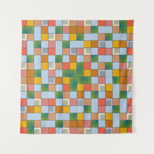 Abstract naadloos kleurenpatroon wandkleed