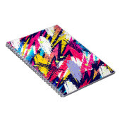 Abstract naadloos patroon. Creatieve achtergrond m Notitieboek (Rechterzijde)