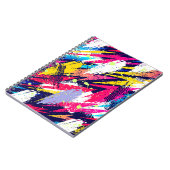 Abstract naadloos patroon. Creatieve achtergrond m Notitieboek (Linkerzijde)