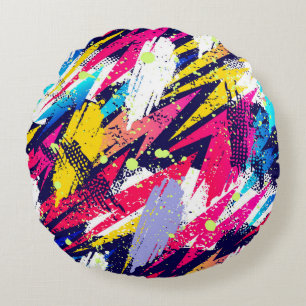 Abstract naadloos patroon. Creatieve achtergrond m Rond Kussen