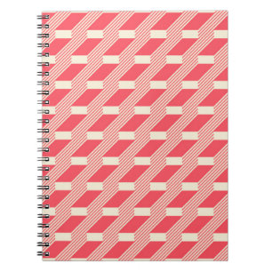 Abstract naadloos patroon in retrokleuren. Stair s Notitieboek
