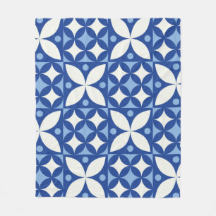 Abstract naadloos patroon in scandinavië fleece deken