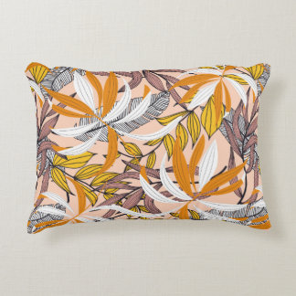 Abstract naadloos patroon met kleurrijke tropische accent kussen