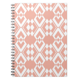Abstract naadloos patroon van de roze kleur van de notitieboek
