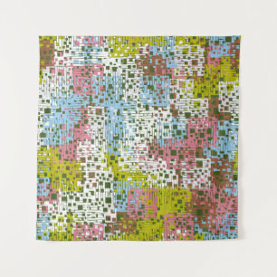 Abstract naadloos patroon. Verf van de lente Wandkleed