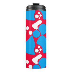 Abstract naadloos roteerbaar, helder, leuk kinder  thermosbeker