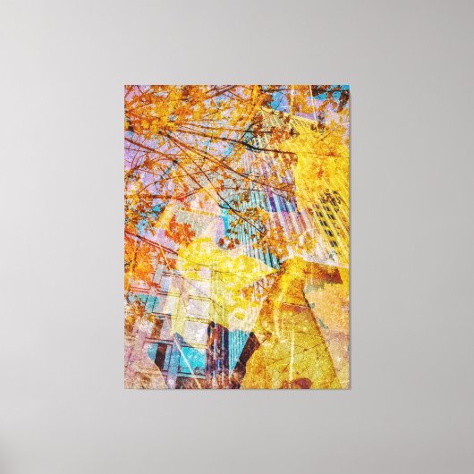 Abstract najaar canvas afdruk (Voorkant)