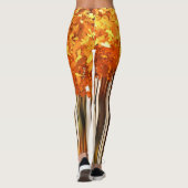 Abstract najaar leggings (Achterkant)