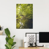 Abstract Nature Wall Art – Modern Landscape Poster (Thuiskantoor)
