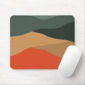 Abstract natuur landschap muismat (Met muis)