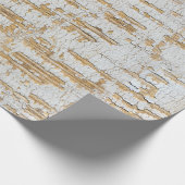 Abstract natuurlijk boomschors cadeaupapier (Hoek)