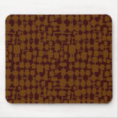 Abstract netwerk - Bruin op donkerbruin 330000 Muismat (Voorkant)