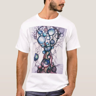 Abstract Neurografische Kunst Boom Grafische T-Shi T-shirt