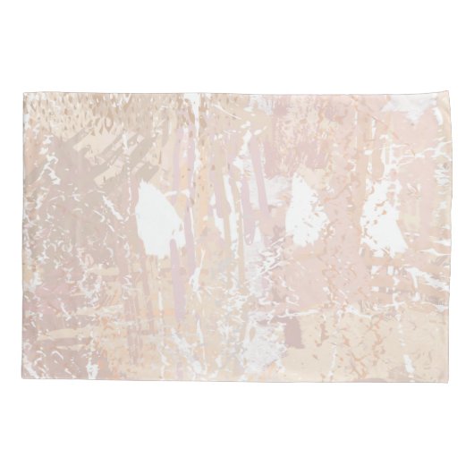 Abstract Neutraal Mengsel Kussensloop (Achterkant-Links)