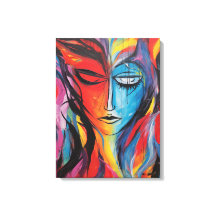 Abstract nevelschilderij