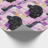 Abstract Newfie-patroon Cadeaupapier (Hoek)