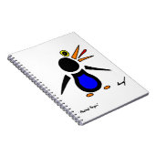 Abstract Notitieboek Penguin (Rechterzijde)